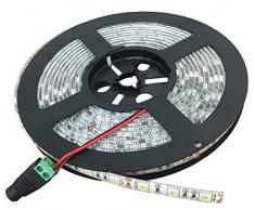 Espled Striscia LED da 5 metri, 14,4 W/m, SMD5050, 12 VDC, RGB, 14,4 W, Bianco
