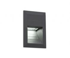 Faro 70401 - SULA lampada ad incasso per esterni grigio scuro 15 LED 1W 4000K
