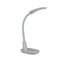 Trio Leuchten Lampada da Tavolo Integriert, 9 W, Grau, 50 x 17.5 x 62 cm