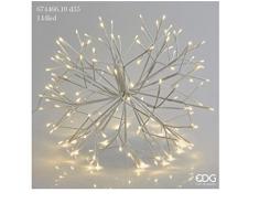 Palla Rami 96 LED Ã¸45cm Uso Interno ed Esterno - Stella addobbo Natalizio