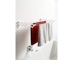 Juwel Smart 80 - Stendibiancheria da Parete allungabile, Lunghezza 5 m, Larghezza Massima 80 cm Portata 10 kg 40136