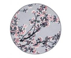 Vallila Omenapuu Tappeto Ã 133 cm, Rosa, Floreale, Camera dei Bambini, Pink, 133cm x 133cm