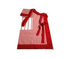 Campagne Table Linen - Grembiule, Colore: Rosso