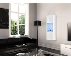 Homemania Theta Design by Armadio, Armadio Tallinn, Corpo: Bianco Opaco, Fronte: Bianco Lucido PVC