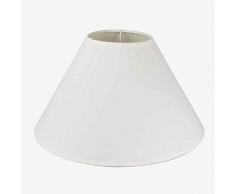 Better & Best 30 - Paralume rotondo in cotone, 30 cm, colore: bianco