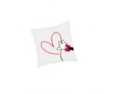 Herding Disney Minnie Mouse Cuscino Decorativo, Polyester, Bianco, 40 x 40 cm