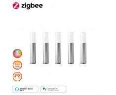 Ledvance Smart GardenPole, Mini RGBW, Mini Picchetti LED Zigbee da Giardino, Kit Base