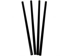 Decor Service cannucce, Plastica, Nero, Diametro 8Â mm x 21Â cm