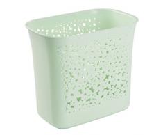 InterDesign Blumz Cestino Rifiuti per Bagno, Cucina, Ufficio - Menta