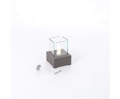 Stones, ALPHAVILLE, Lanterna al Bioetanolo, Grigio, Taglia unica