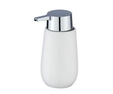 Wenko 23644100 - Dispenser di Sapone Badi, capacitÃ : 0, 32 l, Ceramica, 9, 5 x 16 x 8 cm, Colore: Bianco