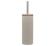 Sealskin Grace Scopino e Portascopino da WC, Poliresina, Sabbia del Deserto, 10 x 39 x 10 cm