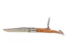 LAGUIOLE Tradition 7521 CP2 I/26 Coltello Tascabile, Acciaio Inossidabile, Olivo, 0 cm