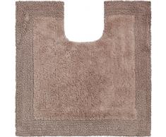 Grund Luxor Tappeto per Il Bagno, Cotone Organico, Marrone, 60x60 cm