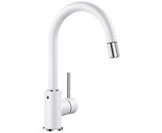 Rubinetto da Cucina Mila/Mila-S Doccetta con Tubo Bianco Silgranit