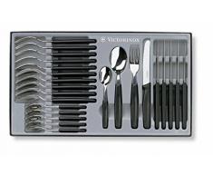Victorinox Posate, Nero, Mediano 24 unitÃ 
