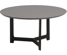 HomeTrends4You Emil 1 Tavolino Basso, Legno, Anthrazit, H=36cm D=70cm