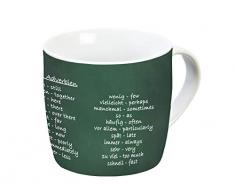 infinite by GEDA LABELS (INFKH) 12130 - Tazza in porcellana, per bambini, colore: verde