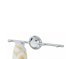 Tiger Appendiabiti Porta Abiti, Metallo, Cromo, 2.9Â x 21Â x 5Â cm