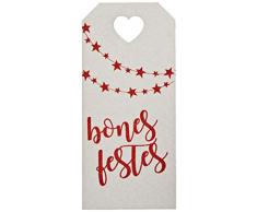 Mopec NX410.2 - Ghirlanda con stelle, 3 x 7 cm, confezione da 24, in carta, multicolore