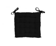 Soleil docre Cuscino per Sedia capitonnÃ© Alix Nero