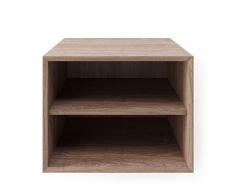 MUEBLECASA.COM Mobile - Scaffale in Legno, Lunghezza 37 cm x Altezza 37 cm x profondità 45 cm