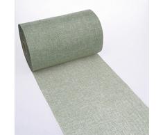 Deko AS GmbH Runner da Tavolo Shabby Chic in Effetto Lino 20Â cmÂ âÂ Verde MentaÂ âÂ 25Â mÂ âÂ 69Â âÂ 200Â âÂ 25Â âÂ 7