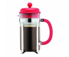 BodumÂ âÂ CaffettieraÂ âÂ Caffettiera a pistone tazze, Vetro, Rosso, 1L