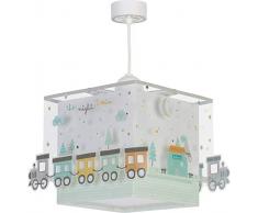 Dalber - Lampada da soffitto E-27, Il treno notturno, Multicolore, 24 x 32 x 21.5