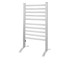 Kalia Porta Asciugamani Elettrico, Alluminio ABS Acciaio, Grigio, 92x53xH35 cm