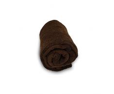 Plaid in Pelliccia Morbidissimo in Tinta Unita COCOONING Cioccolato 120 x 160 cm