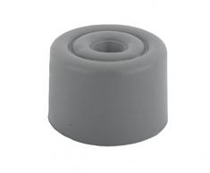 Sysfix 2310503 - Fermaporta da avvitare, n. 5, in Confezione da 10 Pezzi con tasselli e Viti, Colore: Grigio