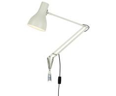 Anglepoise Type 75 Lampada da Terra, Mounted, E14, 15 watts, Bianco