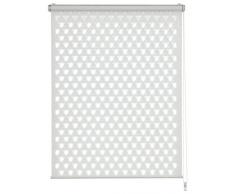 Gardinia 32532 Easyfix Doppia Tenda a Rullo, Triangolare, Poliestere, Bianco, 75 x 150 cm