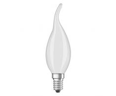 Osram LEDSCLBA40D 5W/827 230VGLFR E14 FS1OSRAM Lampade a filamento LED, 5 W, smerigliate