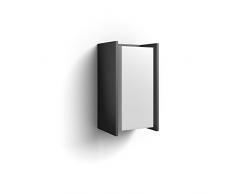 Philips Hue White Turaco, Lampada da Parete per Esterni in Alluminio, Antracite, E27 con Lampadina Inclusa [Classe di Efficienza Energetica A+]