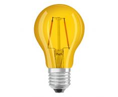 Osram, lampadina a forma di bulbo, lampada LED dal classico look, in vetro, colore blu, E27, 4 W, Vetro, Yellow, E27, 2 wattsW 240 voltsV