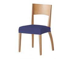 Martina Home Federe per sedia Coprisedia per seduta 24x30x6 cm Marino