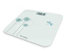 Terraillon BEG52011BL Bilancia pesapersone Elettronica Quadrato Blu, Bianco