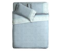 Completo letto stampato 1 piazza Binky Acqua variante azzurro - 100% Cotone