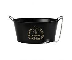 BigBuy Cooking Secchiello per Ghiaccio 385 x 18 x 385 cm Nero