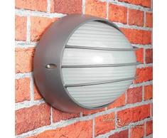 Maritime ambienti umidiAMSTERDAM IN Antracite/E27 MAX 60 W 230 V IP44/lampada da parete esterna della lampada per giardino scale Carport Garage lampada da illuminazione