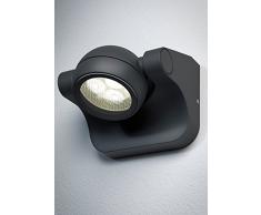 Osram 4058075033092 a + + to a LED lampada da esterno, Endura Style Hemisphere, 180 gradi regolabile, 3000 K, Alluminio, 6 W, Bianco caldo, 10.5 x 11.4 x 8.9 cm