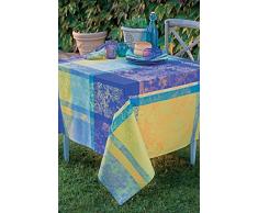 GarnierThiebaut Cuscino per Sedia Mille Patios, Cotone, Majorelle, 38x38 cm