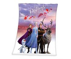 Herding DISNEY FROZEN 2 Coperta Plaid, 130 x 160 cm, Poliestere, Multicolore