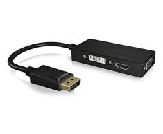 RaidSonic 3-in-1 adapter DisplayPort to candelabro