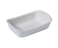 Pyrex 6430 Supreme Tegame Rettangolare, Ceramica, Bianco