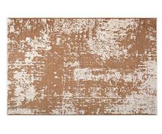 Tappeti di design by Homemania Tappeto Double Face Halimod 25, Misto Cotone, Marrone/Beige, 38.0x38.0x4.0 cm