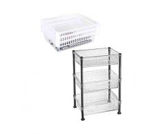 CONFORTIME Comfortime - Scaffale 395 x 30 x 59 cm Multicolore