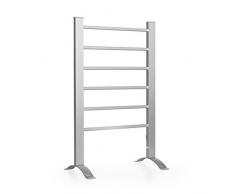 InnovaGoods portasciugamani elettrico, parete e pavimento, Alluminio, Grigio, 55 x 91 x 35 cm
